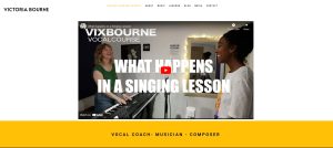 Screenshot of www.victoriabourne.com